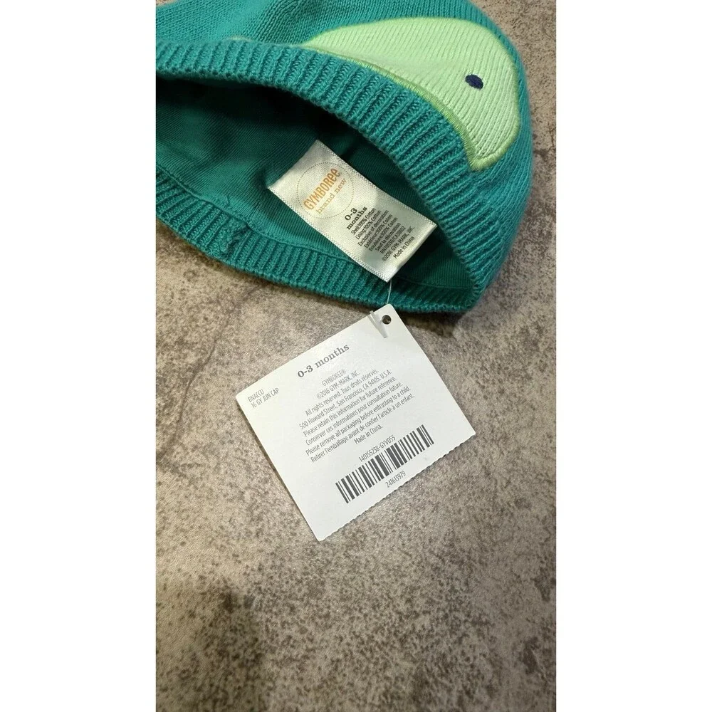 Gymboree Sweet Pea Hat Boys Size 0-3 Months NWT